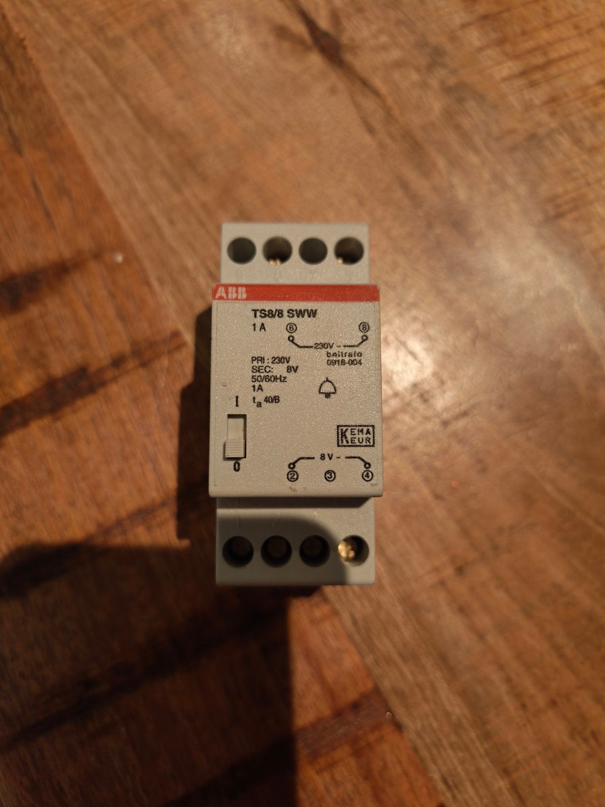 ABB TS8/8 SWW Beltransformator 230V naar 8V, Ophalen of Verzenden, Nieuw, ABB, Overige typen