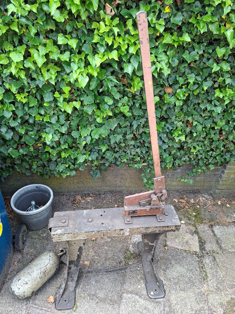 Peddinghaus hefboomplaatschaar 1 BR 4 op stevig onderstel, Ophalen, Gebruikt, Overige merken, Snijgereedschap