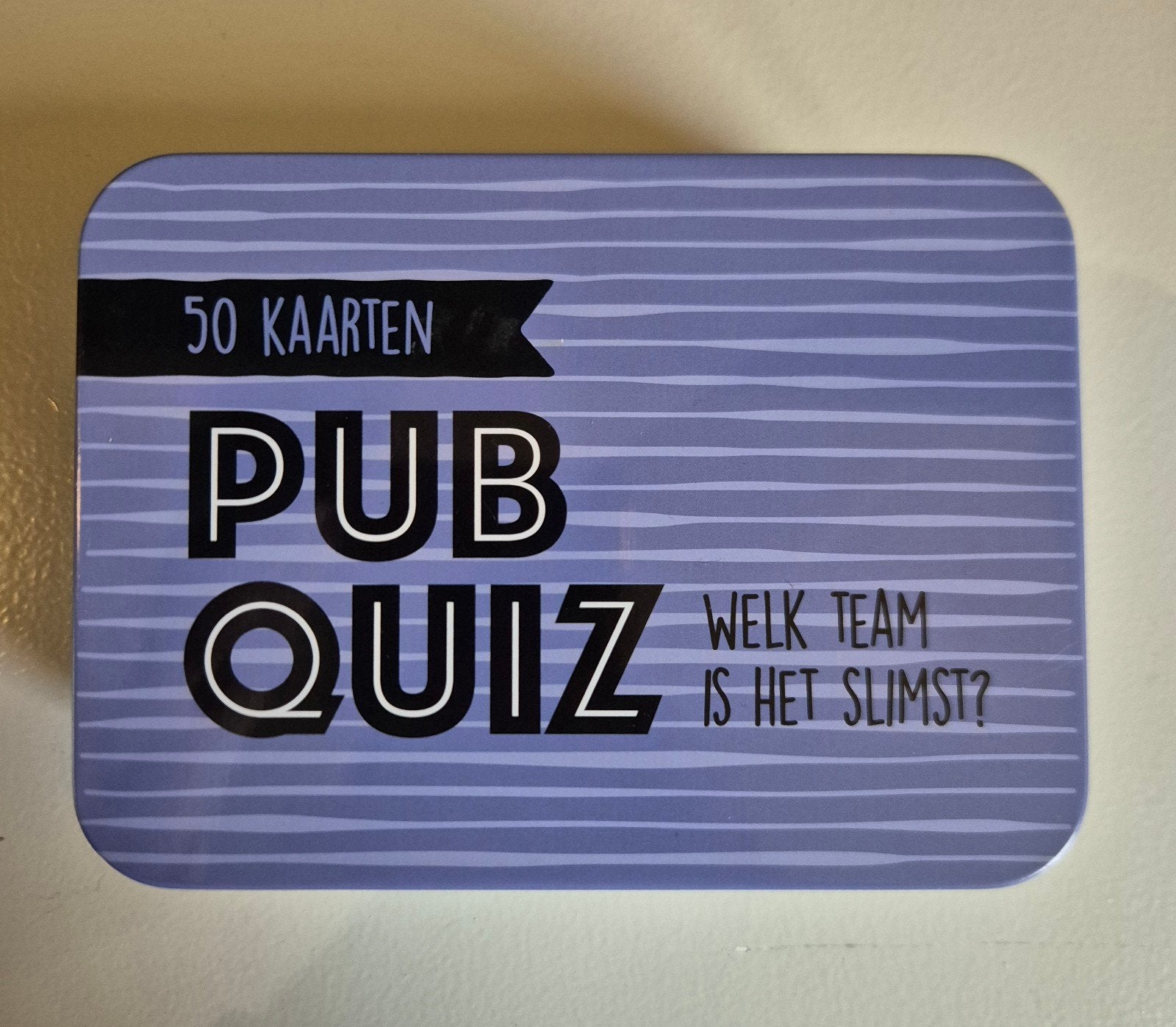 Pub Quiz Kaartspel: Welk team is het slimst?, Vijf spelers of meer, Ophalen of Verzenden, Zo goed als nieuw, Onbekend