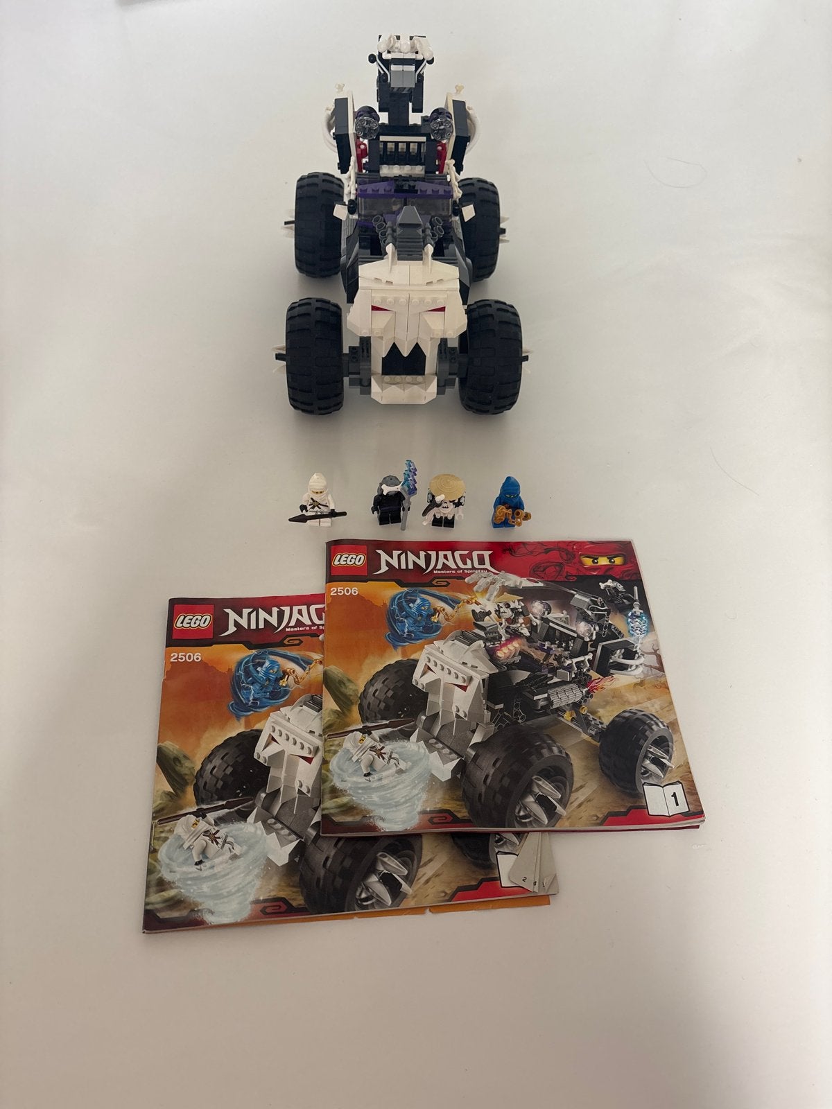 Lego Ninjago 2506 Skull Truck met instructieboekjes, Gebruikt, Lego, Ophalen of Verzenden, Compleet