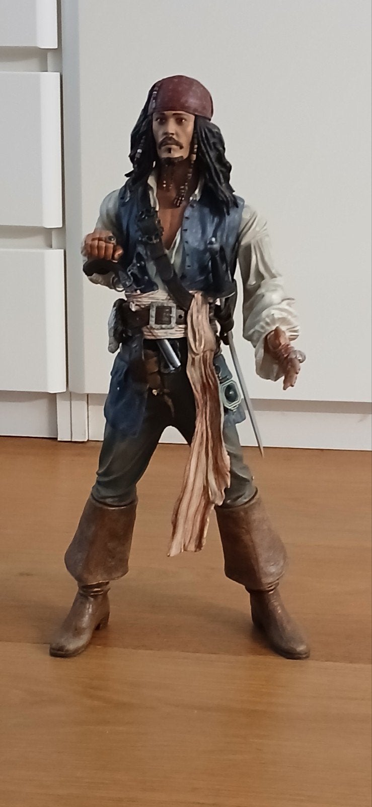 Captain Jack Sparrow Disney /neca, Ophalen of Verzenden, Overige figuren, Zo goed als nieuw, Beeldje of Figuurtje