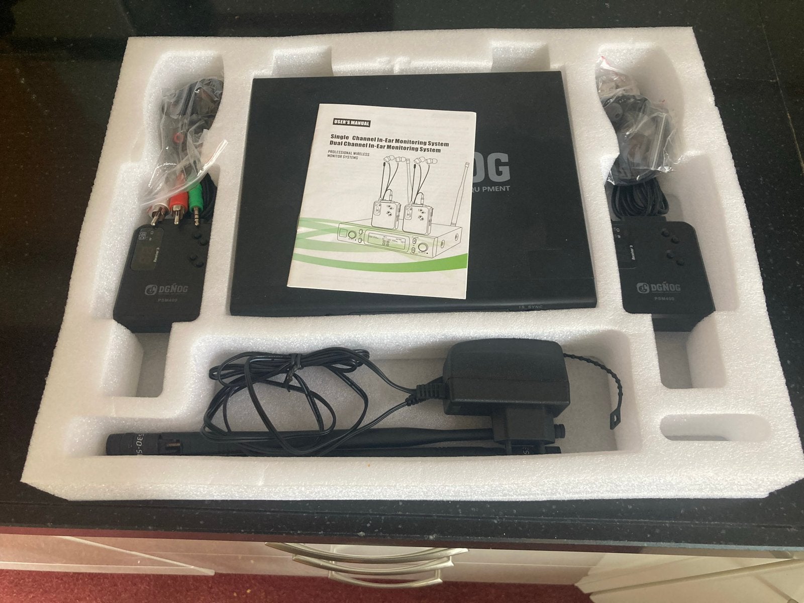 DGNOG Draadloos In-Ear Monitor Systeem - Zo goed als nieuw, Ophalen of Verzenden, Zo goed als nieuw, Overige typen, Draadloos
