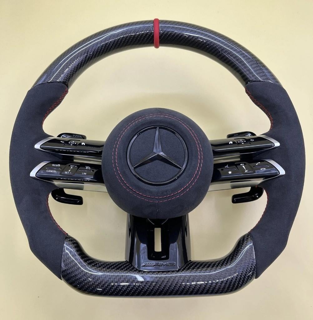 Mercedes dragonfly stuur alcantara carbon upgrade AMG, Auto diversen, Tuning en Styling, Ophalen of Verzenden, ., ., .