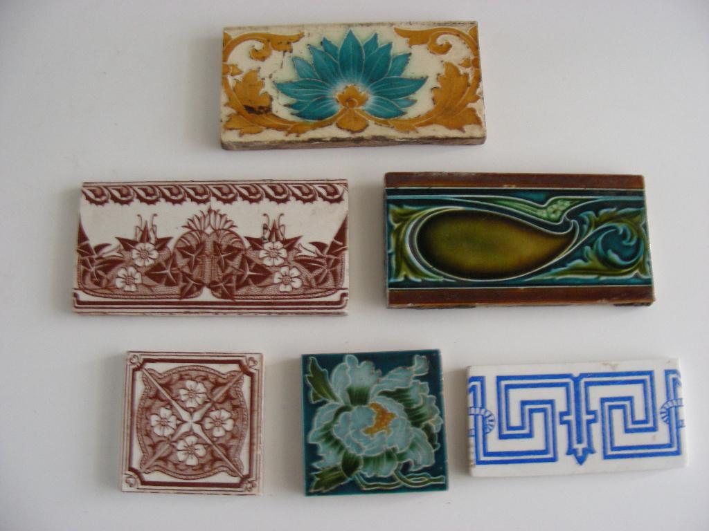 jugendstil - art nouveau tegels, Antiek en Kunst, Antiek | Wandborden en Tegels, Ophalen