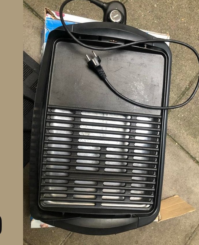 Philips Table Grill HD4428 - Gebruikt, Ophalen of Verzenden, Gebruikt, Tafelgrill