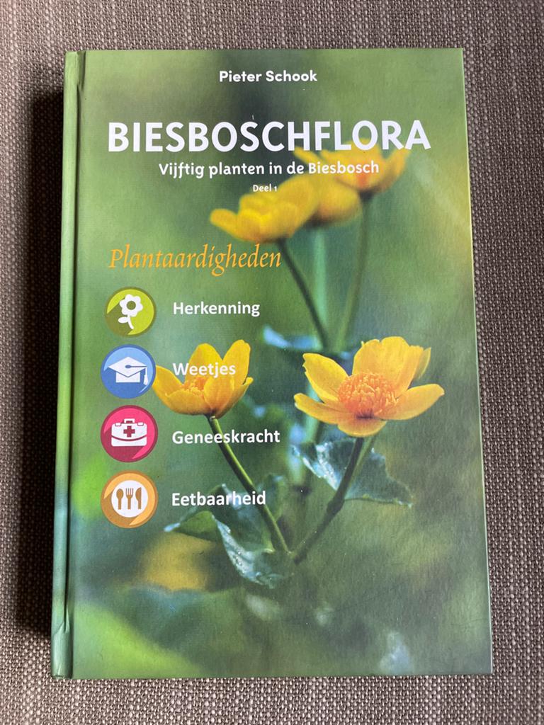Pieter Schook - Biesboschflora - Plantaardigheden, Bloemen, Planten en Bomen, Pieter Schook, Ophalen of Verzenden, Zo goed als nieuw