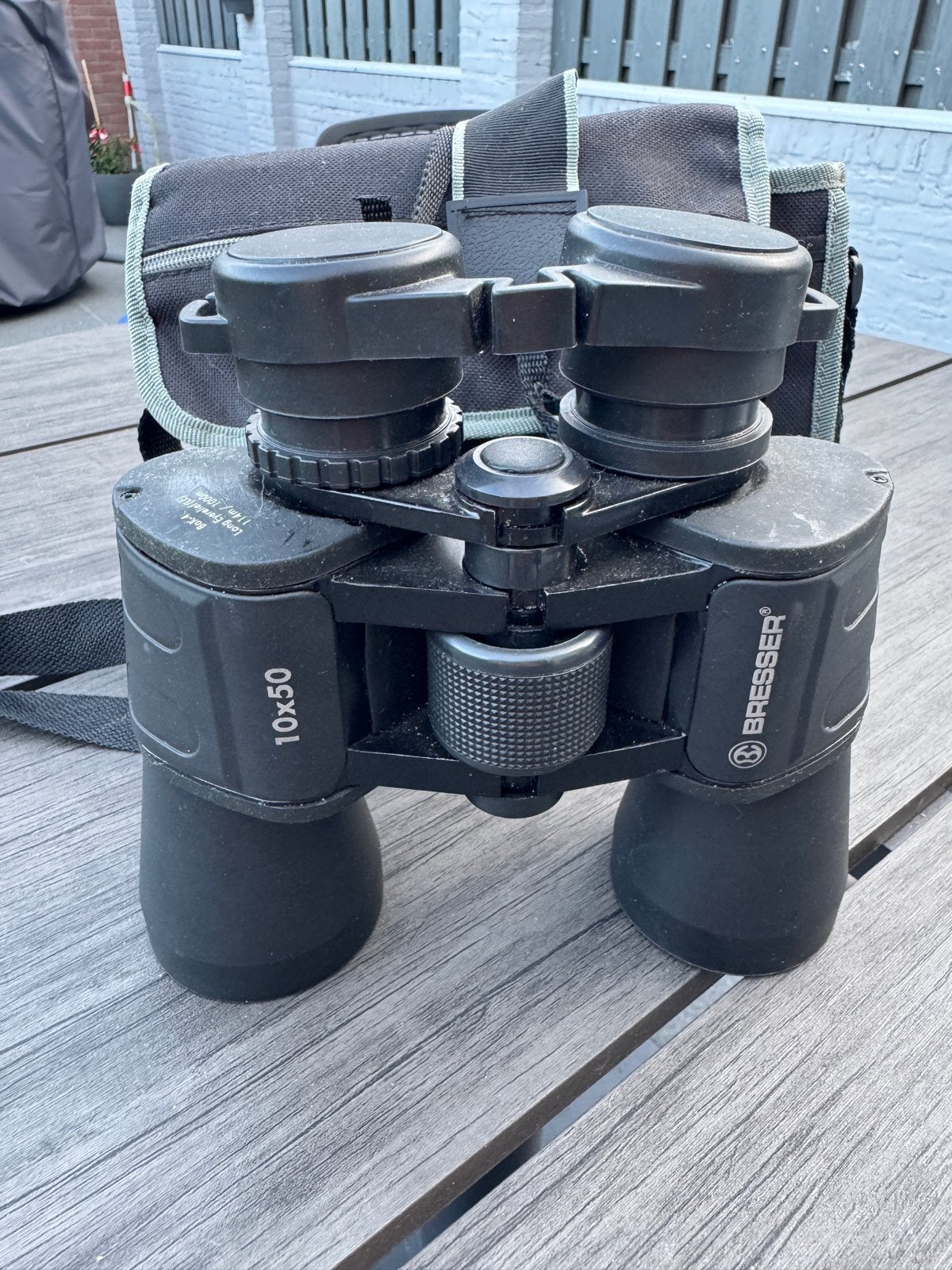 Bresser Verrekijker 10x50 met tas, Audio, Tv en Foto, Optische apparatuur | Verrekijkers, Gebruikt, 8 tot 12x, Met hoes of tas