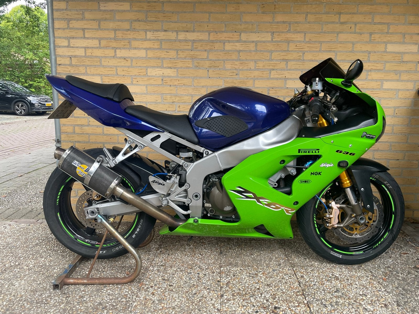 Kawasaki Ninja ZX-6R 636 2003, Motoren, Gebruikt, Super Sport, Particulier, Handgeschakeld