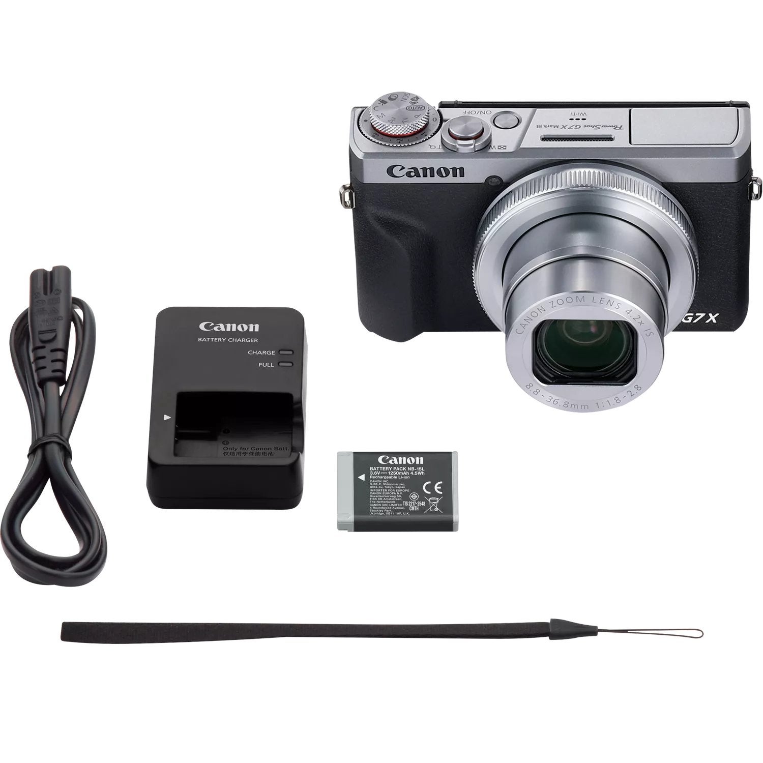 Canon PowerShot G7 X Mark III - Zwart/Grijs ONGEBRUIKT!
