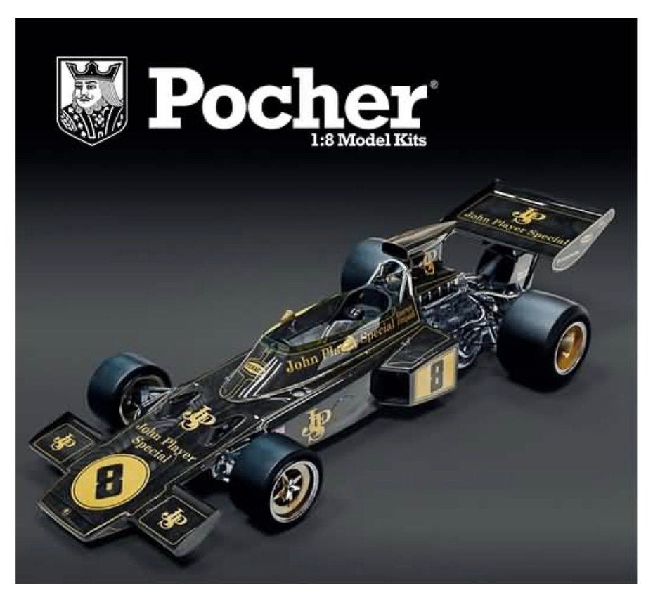 1/8 Lotus 72D - Winnaar British GP 1972 - Pocher HK-114, Overige merken, Auto, Groter dan 1:32, Nieuw