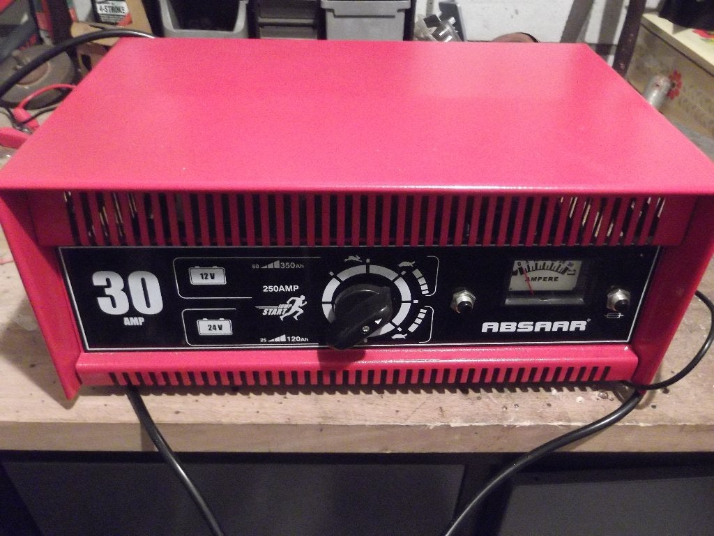 acculader 12 en 24 volt 30 amp, Auto-onderdelen, Accu's en Toebehoren, Gebruikt