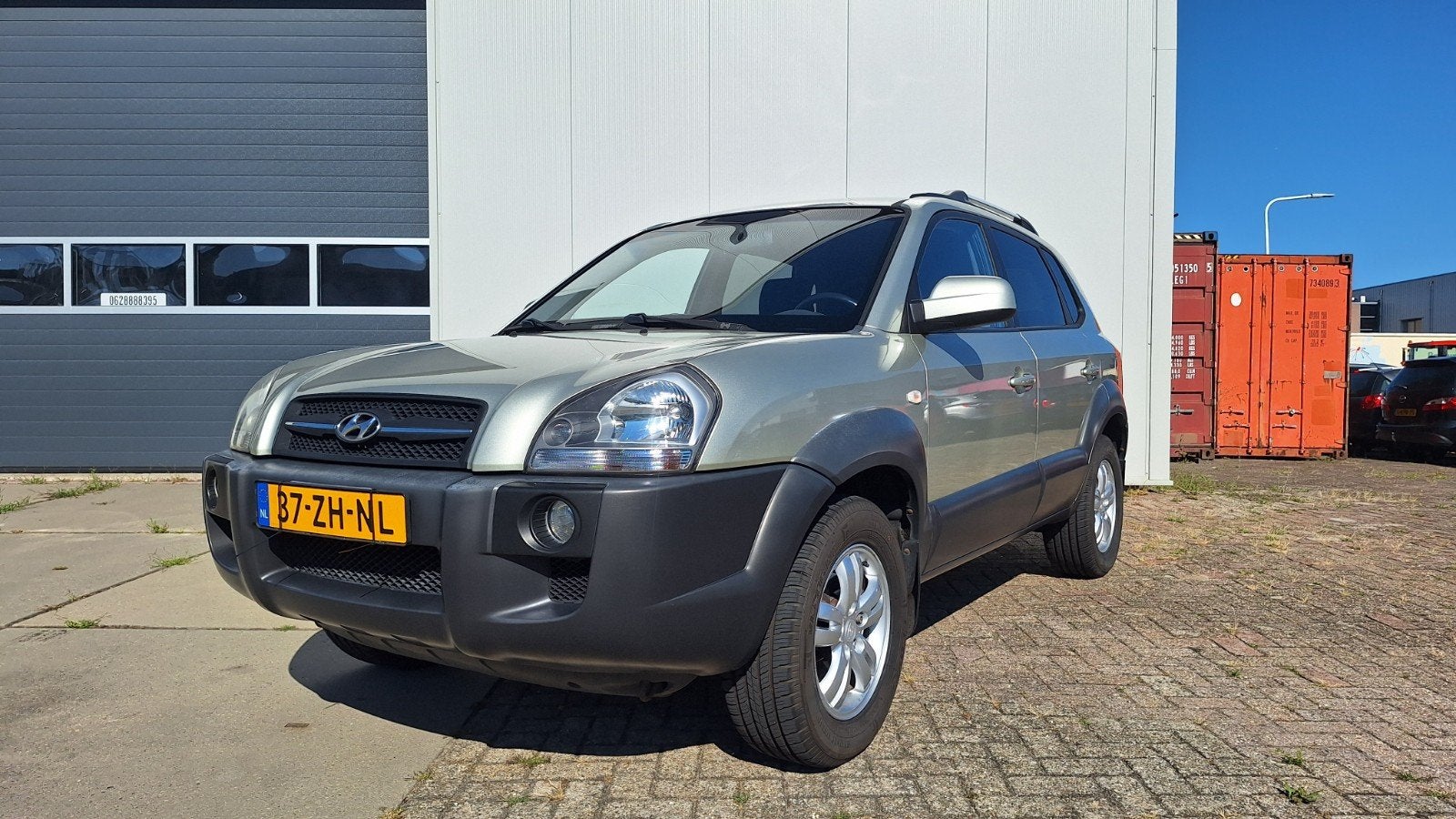 Hyundai Tucson 2.0 I 2WD 2008 Grijs, Auto's, 4 cilinders, Origineel Nederlands, Handgeschakeld, Tucson