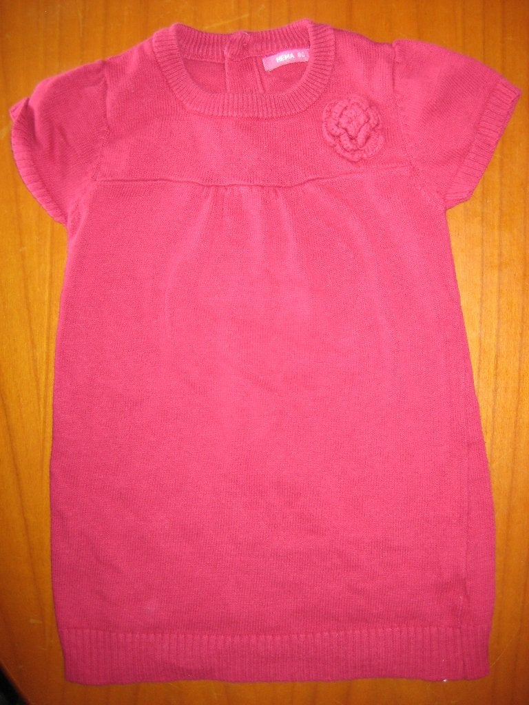 Pink jurkje, 80, HEMA, Kinderen en Baby's, Ophalen of Verzenden, Zo goed als nieuw, Meisje, Jurkje of Rokje