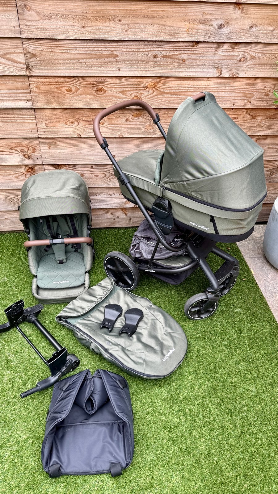 Easywalker Harvey 3 Combiwagen inclusief veel accesoires, Zo goed als nieuw, Combiwagen, Met reiswieg, Ophalen