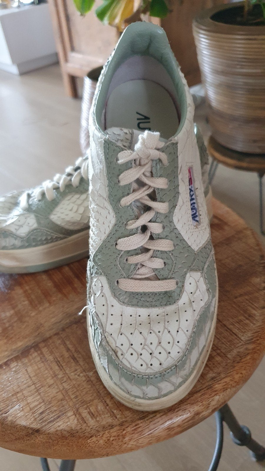 Autry sneaker,  medalist, super vintage, python look maat 37, Overige kleuren, Ophalen of Verzenden, Autry, Sneakers of Gympen