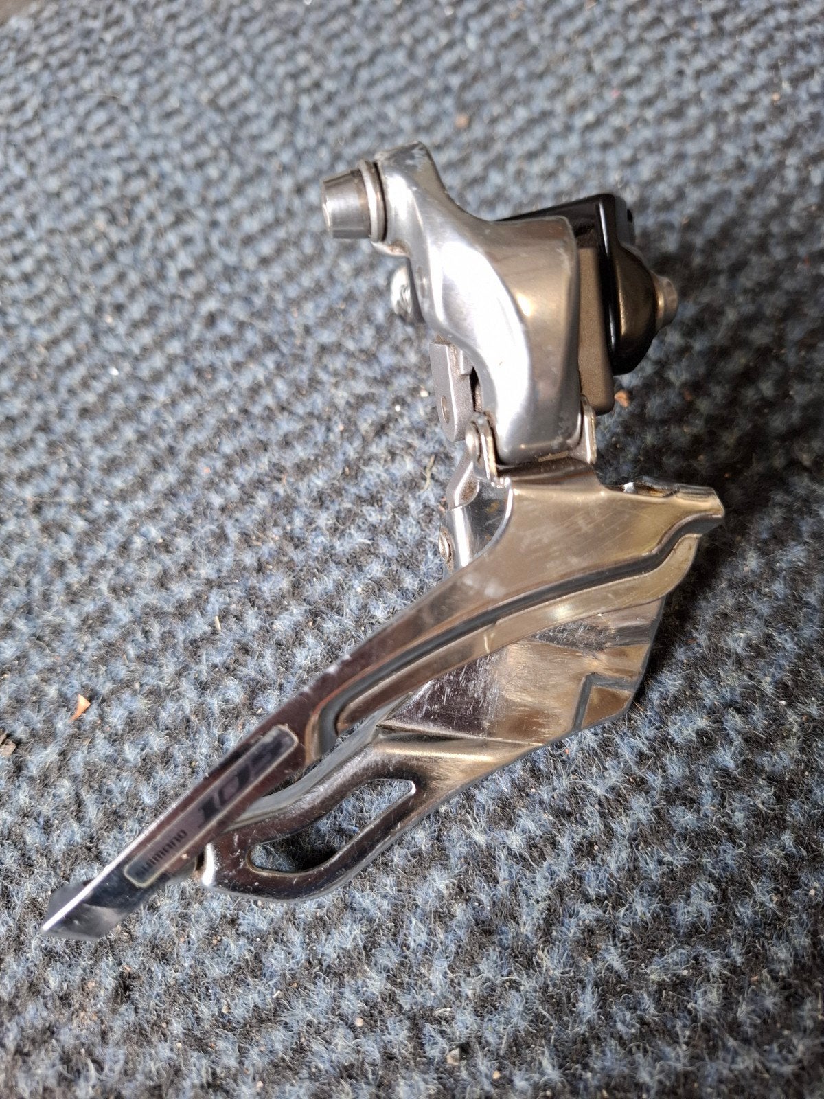 Shimano 105 voor derailleur 5703 triple, Gebruikt, Shimano 105, Ophalen of Verzenden, Derailleur of Ketting