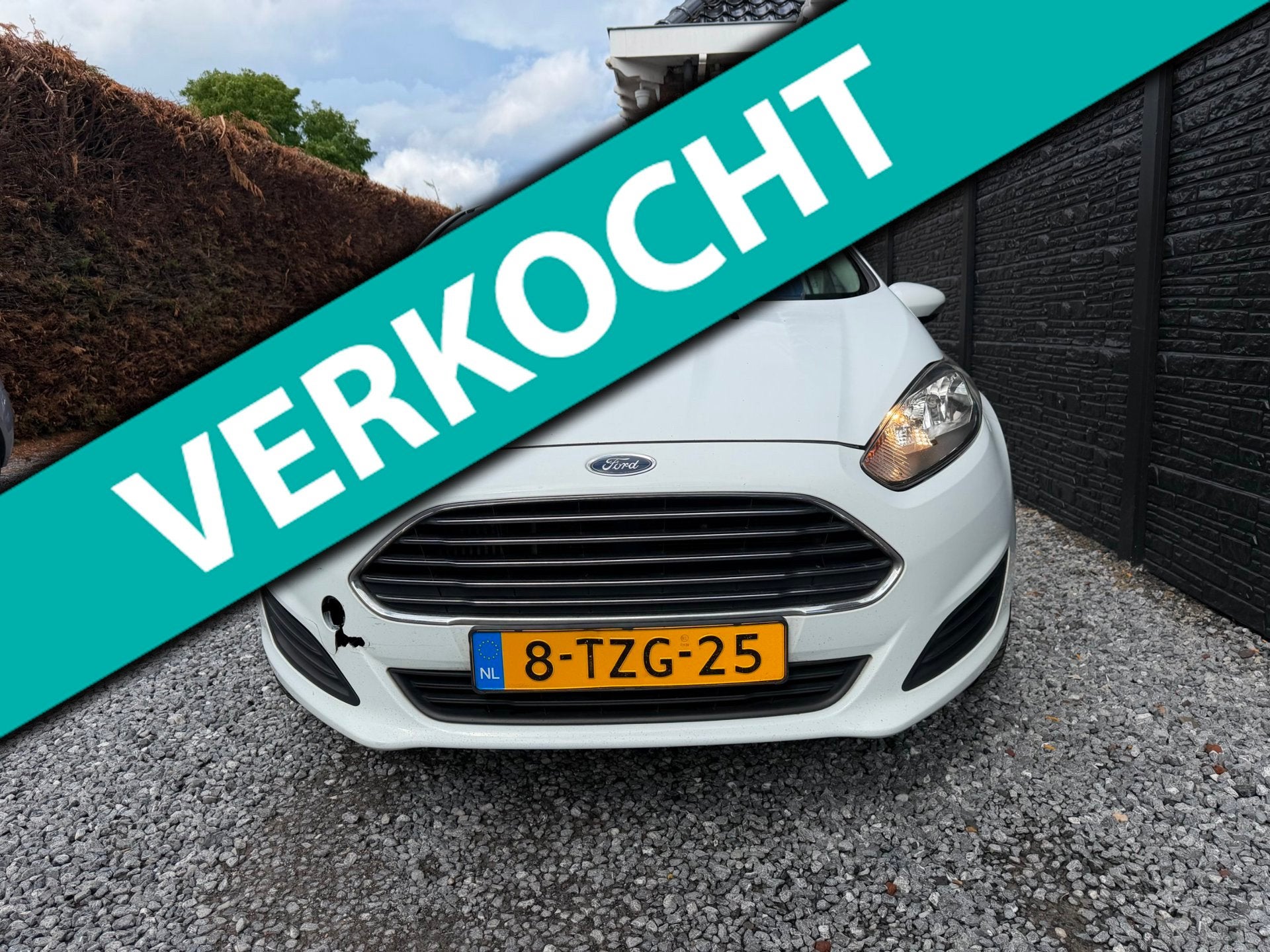 Ford Fiesta 1.6 TDCi Champion, Voorwielaandrijving, Euro 5, Gebruikt, Wit