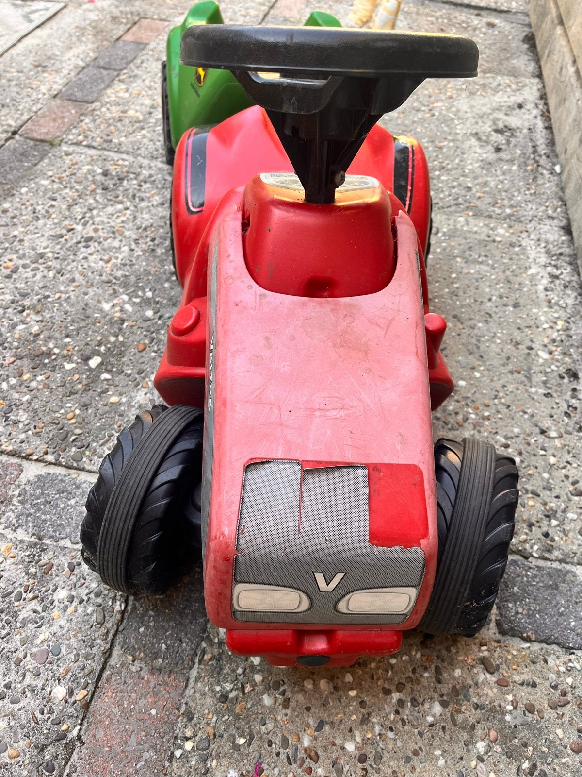 Trekker loopauto met aanhanger, Ophalen, Gebruikt