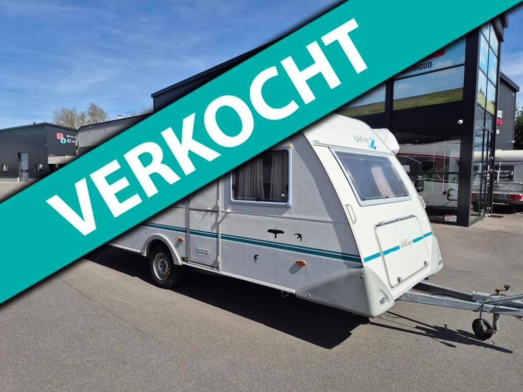 Eifelland 550TKM Stapelbed + treinzit + voortent. 5 pers., Overige typen, Bedrijf, Treinzit, Eifelland