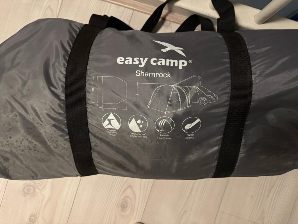 Easy Camp Shamrock bustent - Ruime en flexibele voortent, Caravans en Kamperen, Tenten, Ophalen of Verzenden, Zo goed als nieuw