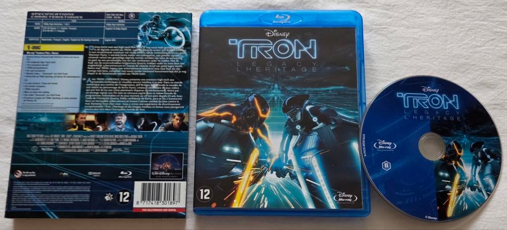 Tron Legacy/SciFi/Blu-ray/Walt Disney, Cd's en Dvd's, Blu-ray, Ophalen of Verzenden, Zo goed als nieuw, Muziek en Concerten
