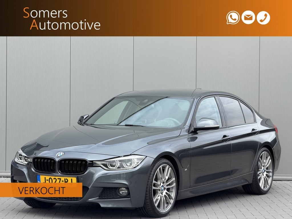 BMW 3-serie 330e M Sport High Executive | Harman Kardon | 19, Auto's, BMW, Automaat, 1998 cc, Achterwielaandrijving, Gebruikt