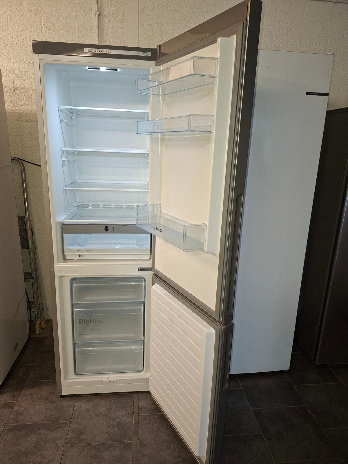 Bosch koelvriescombinatie (A++), Witgoed en Apparatuur, Koelkasten en IJskasten, Ophalen, Gebruikt, 200 liter of meer, 60 cm of meer