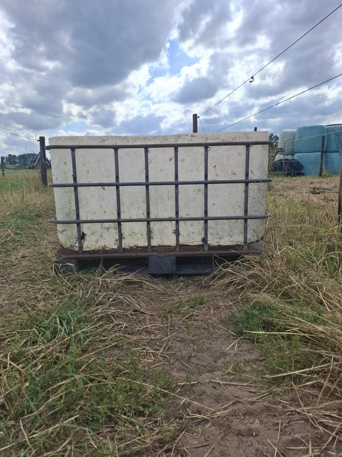 IBC hooibakken, Ophalen, Gebruikt