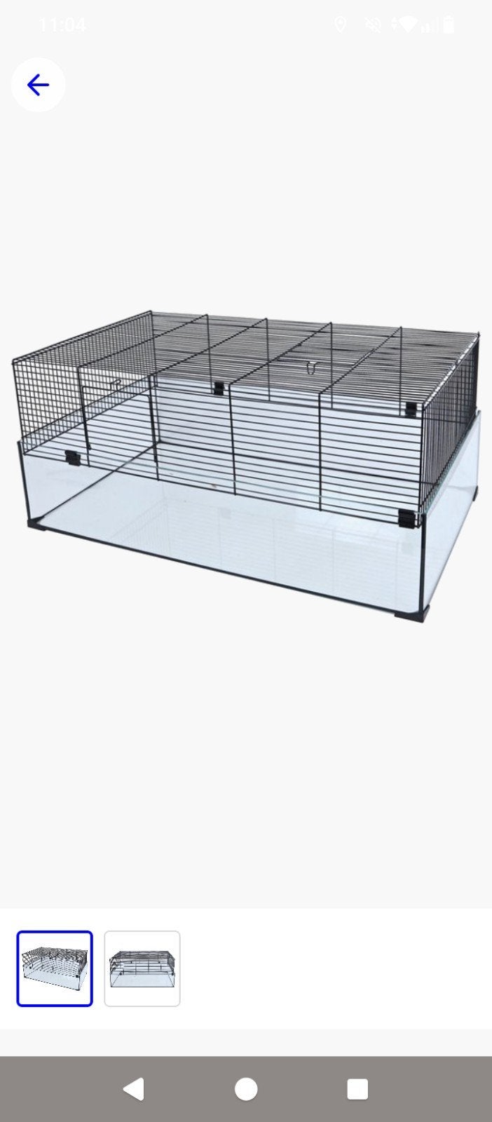 hamsterkooi, Ophalen, Zo goed als nieuw