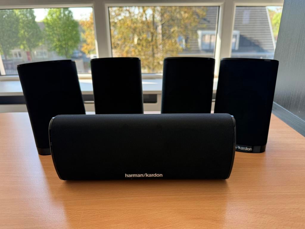 Harman kardon speakers 4.1 ts7bq, 70 watt of meer, Zo goed als nieuw, 5.1-systeem, Overige spelers