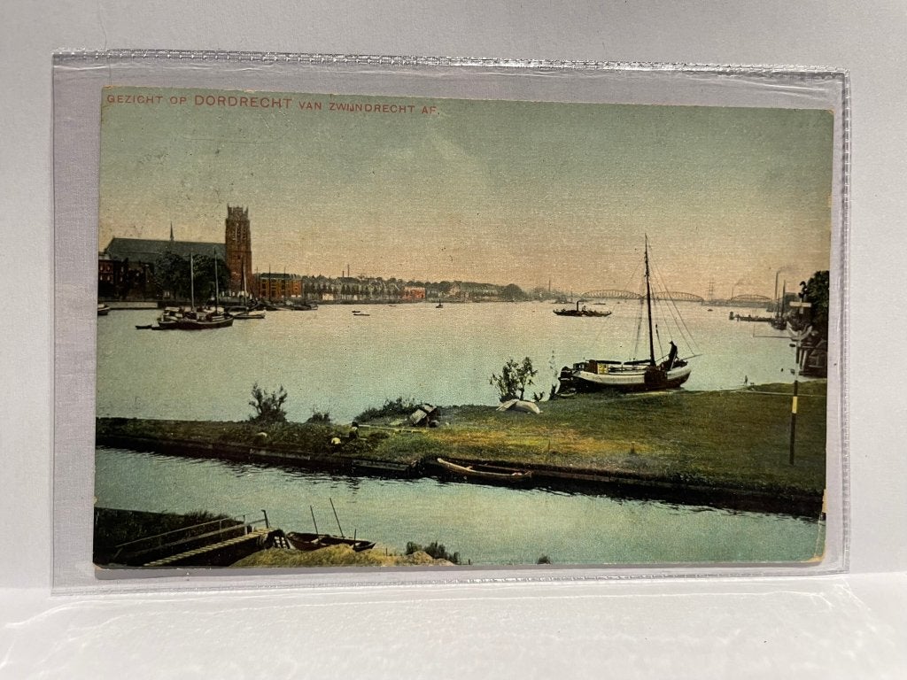 Dordrecht - Gezicht op, Verzenden, Voor 1920, Gelopen, Zuid-Holland