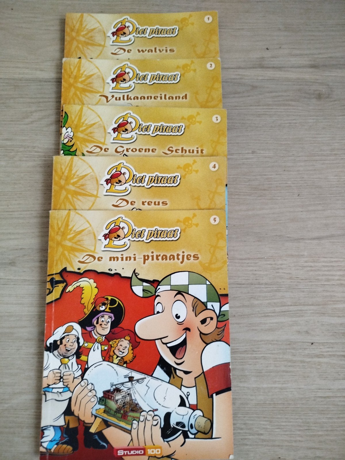Piet Piraat Boeken - Complete Collectie (6 boeken), Ophalen of Verzenden, Gelezen, Fictie