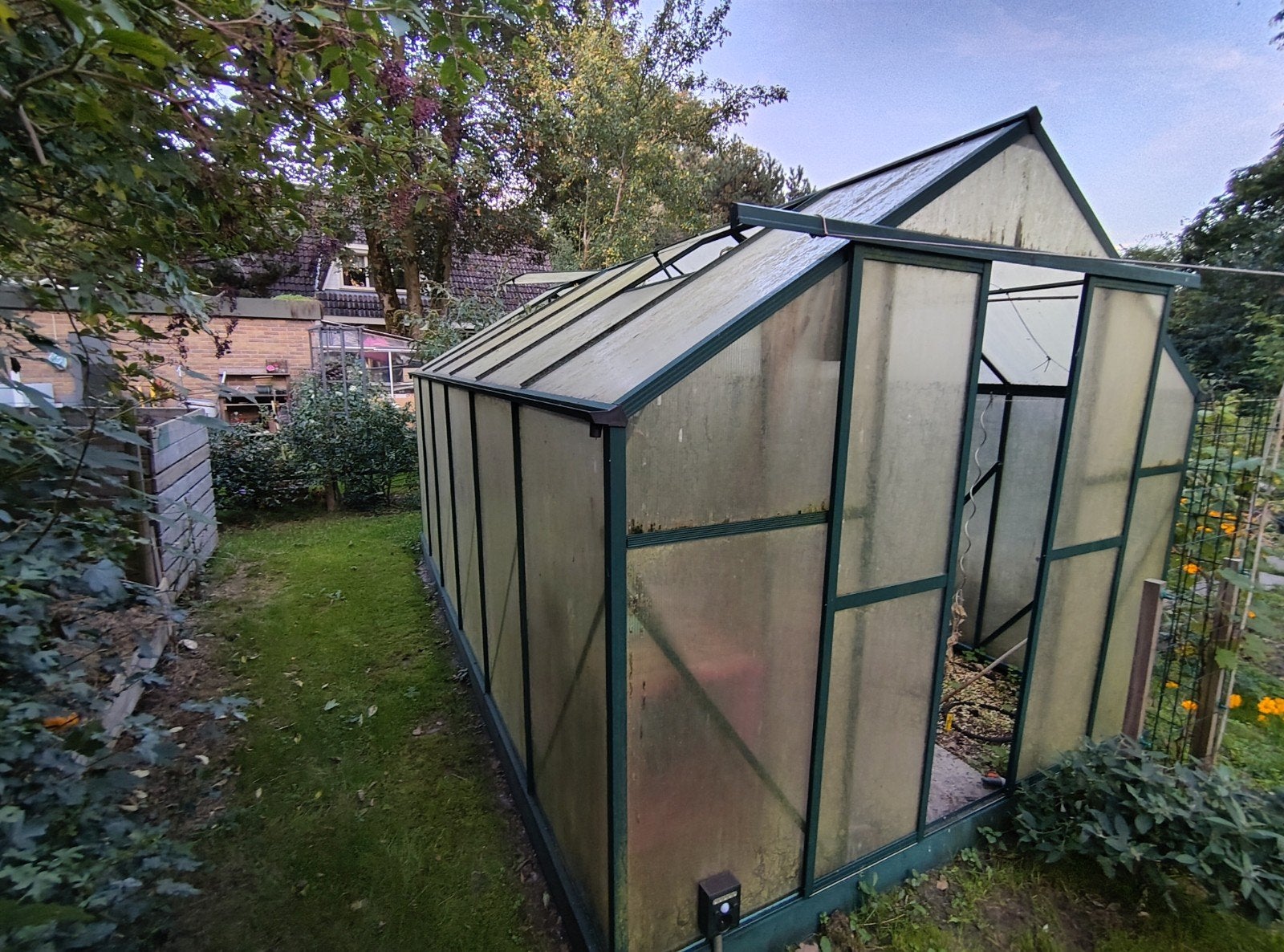 hobbykas kunstof, Ophalen, Kweekkas, Aluminium, Polycarbonaat