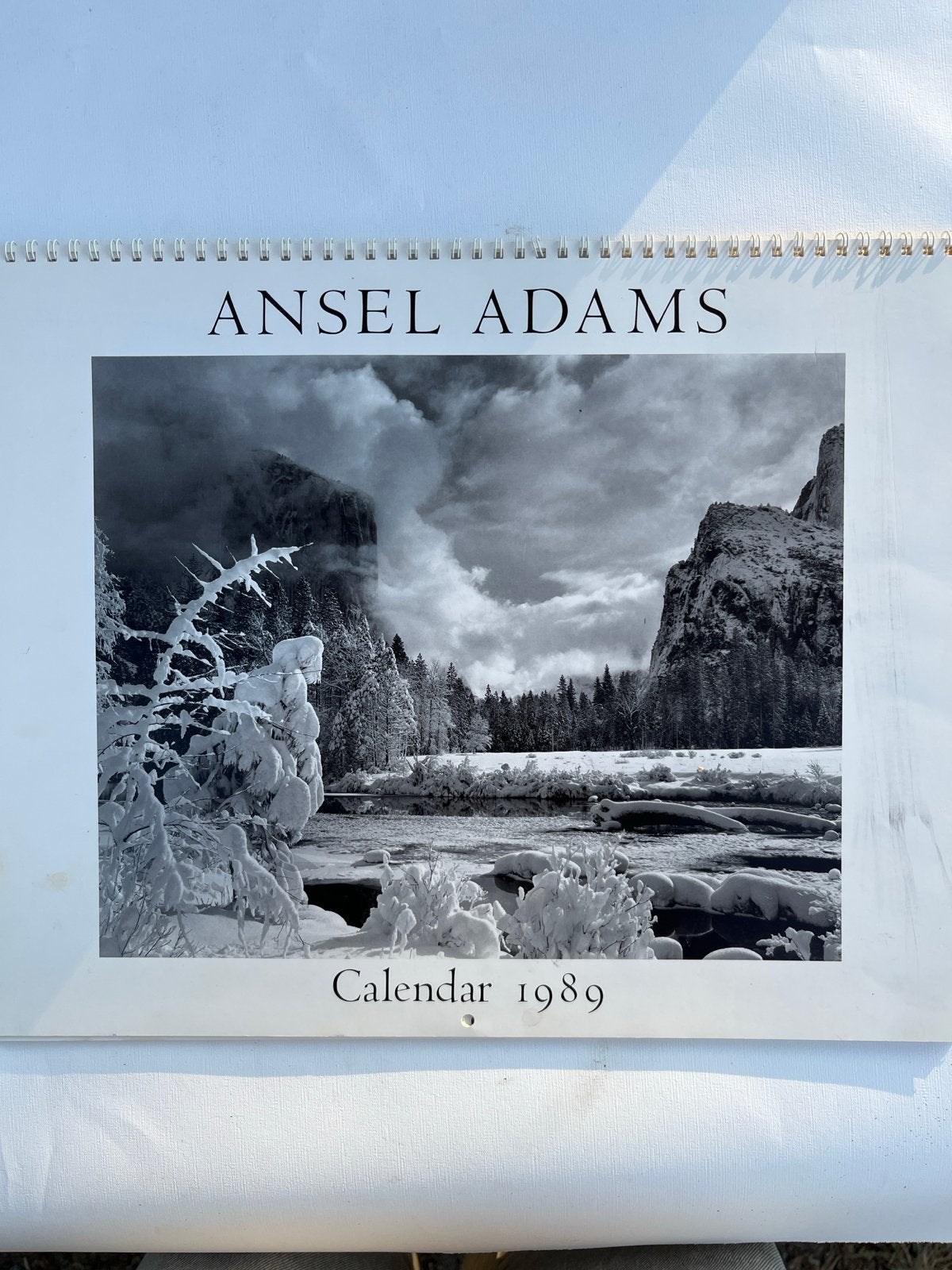 Ansel Adams kalender 1989, Ophalen of Verzenden, Jaarkalender, Gebruikt