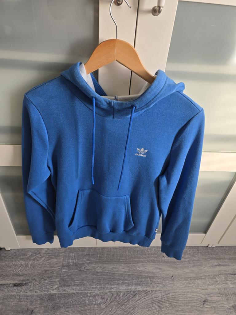 Adidas Hoodie Blauw - Maat 38, Ophalen of Verzenden, Zo goed als nieuw, Maat 36 (S), Blauw