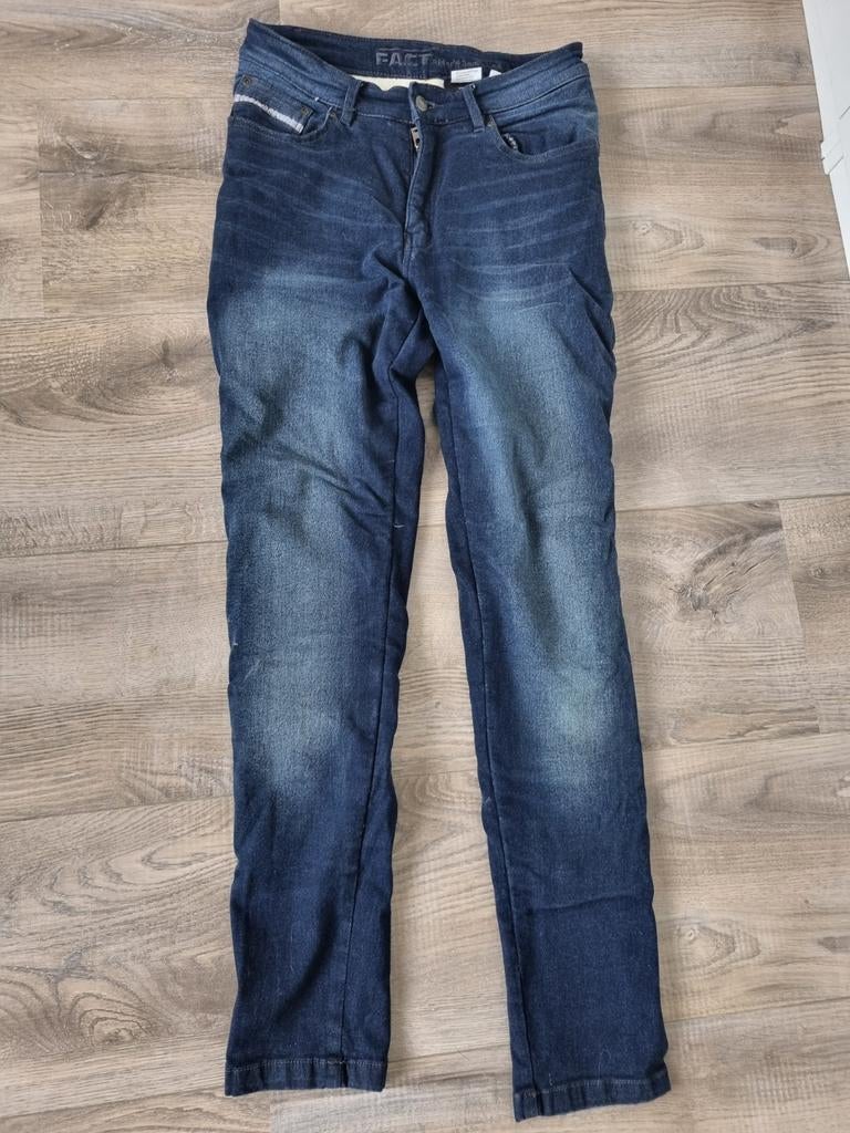 Motorbroek van spijkerstof Fact Riders, Motoren, Verzenden, Tweedehands, Broek | textiel
