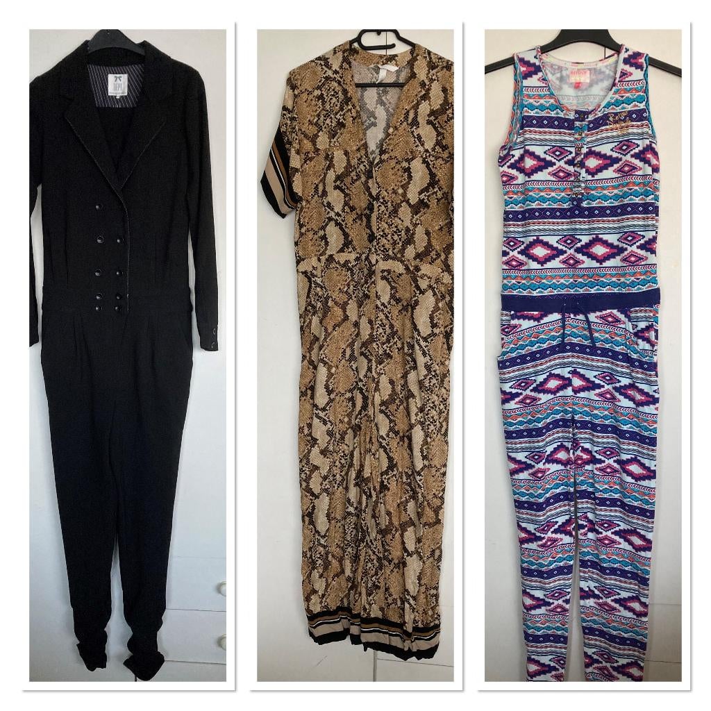 Maat XS / 3 x jumpsuit - jumpsuits, Kleding | Dames, Jumpsuits, Ophalen of Verzenden, Zo goed als nieuw, Maat 34 (XS) of kleiner