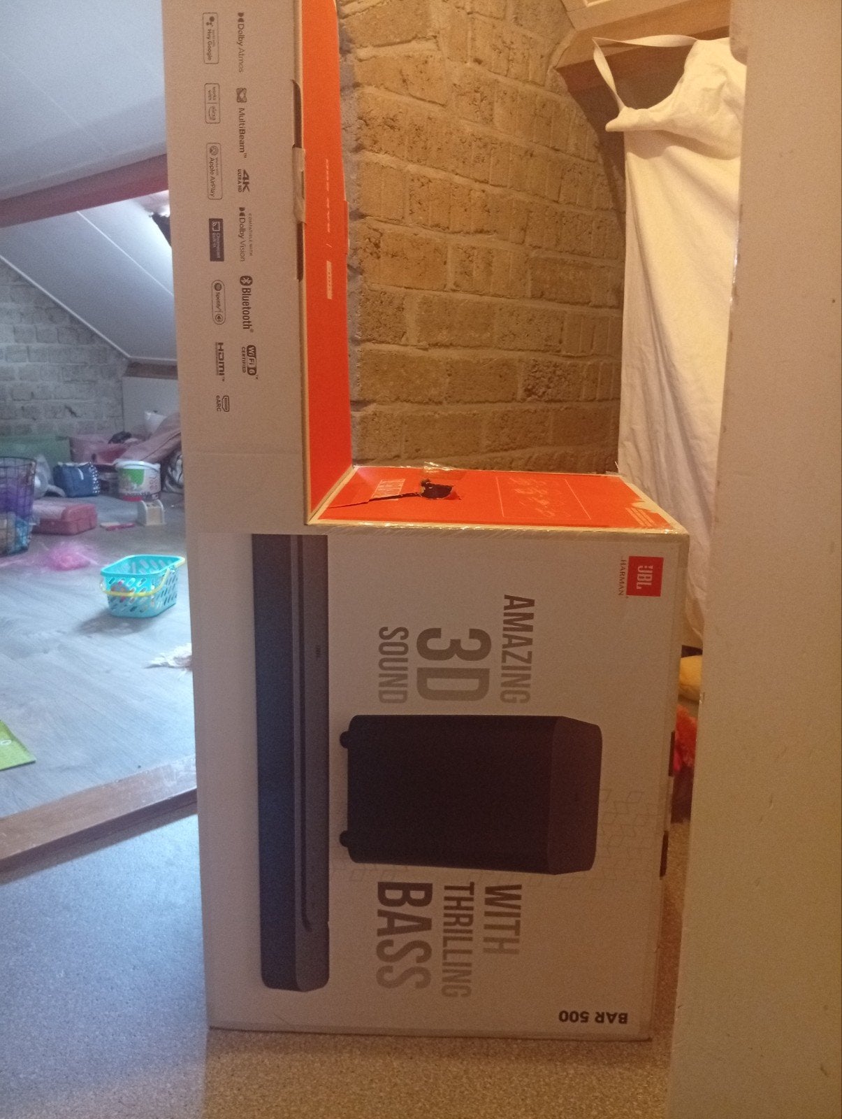 Jbl box, Ophalen