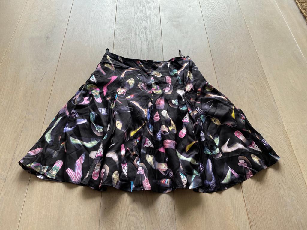 Paul smith hakken rok s, Zwart, Ophalen of Verzenden, Zo goed als nieuw, Knielengte