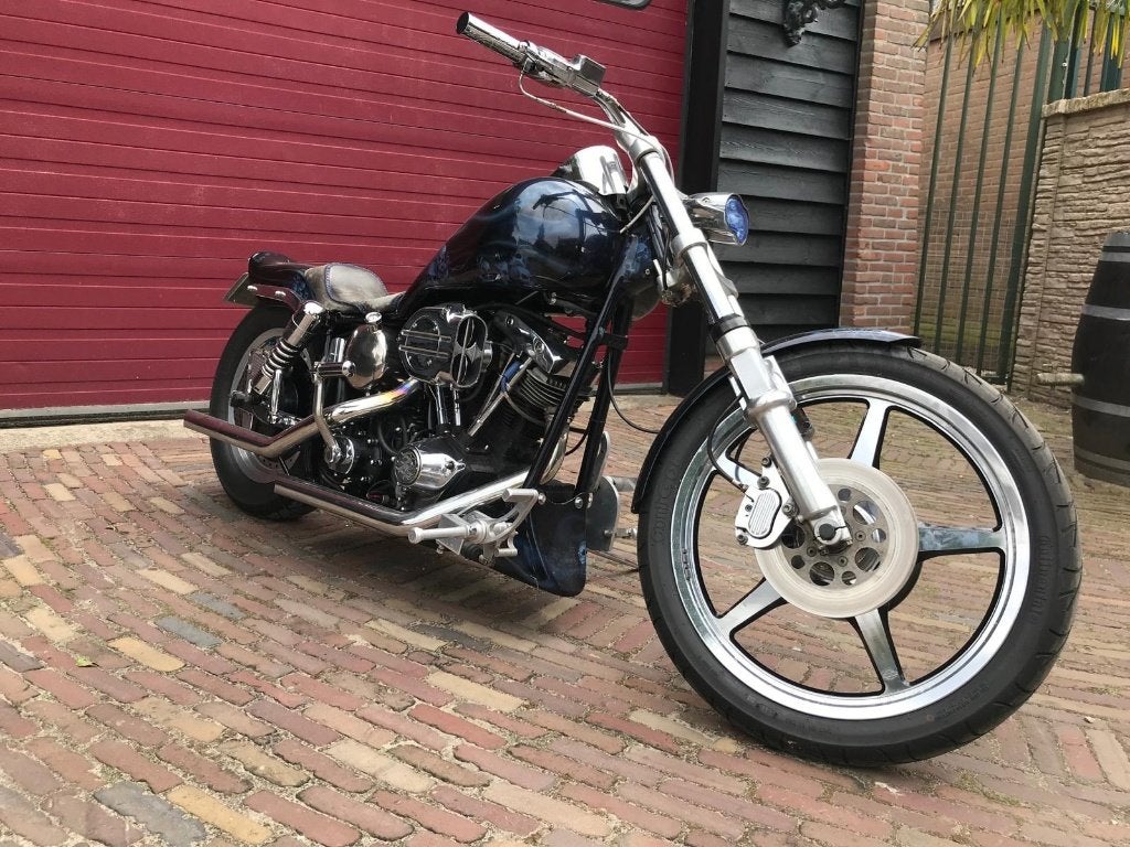 HARLEY DAVIDSON FXWG WIDE GLIDE 1340 Shovelhead Custom, Motoren, 2 cilinders, Occasion, 1340 cc, Motorrijbewijs A
