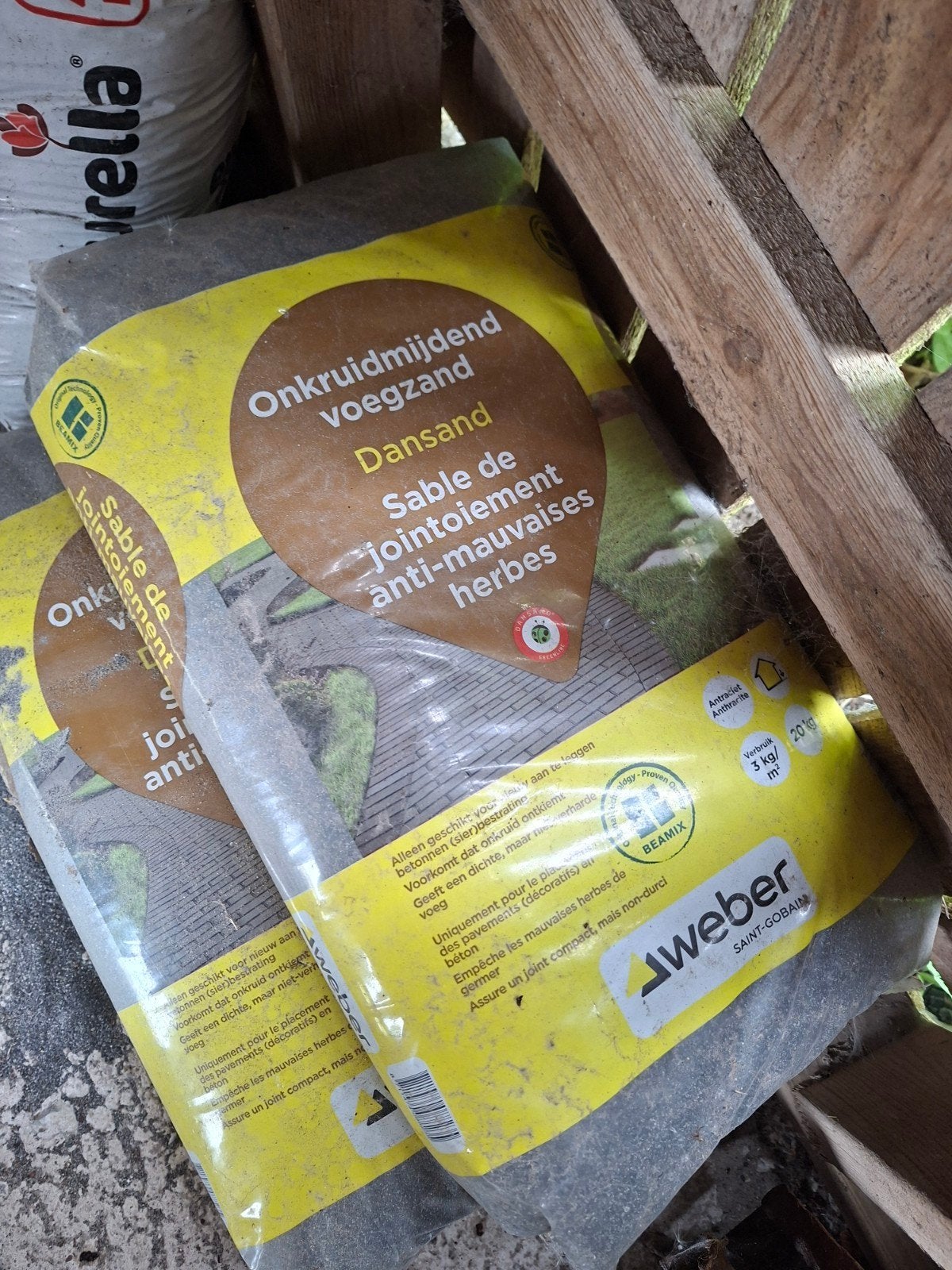 Nieuw: Weber onkruidmijdend voegzand 2x20 kg, Ophalen, Nieuw, Voegzand