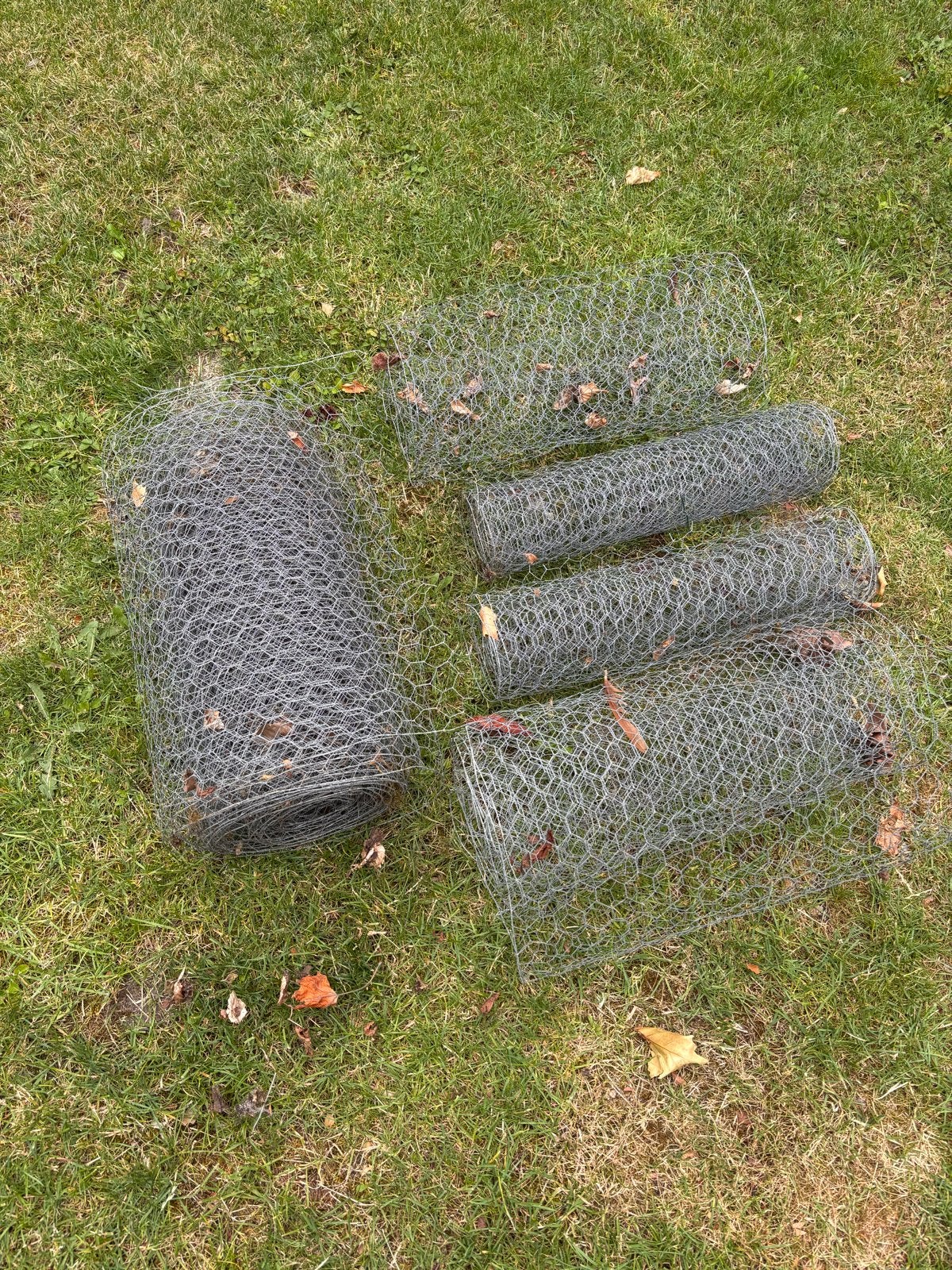 Kippengaas 50 cm hoog / Konijnengaas - Diverse rollen, Tuin en Terras, Ophalen, Gebruikt, 20 meter of meer, Gaas
