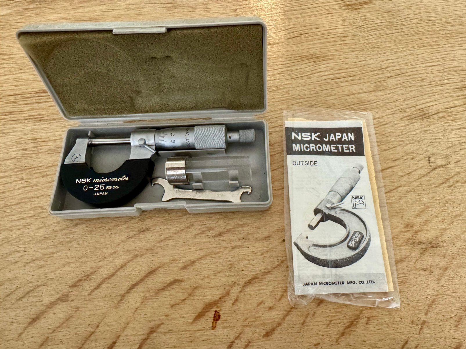 Micrometer NSK Japan, Ophalen of Verzenden, Zo goed als nieuw