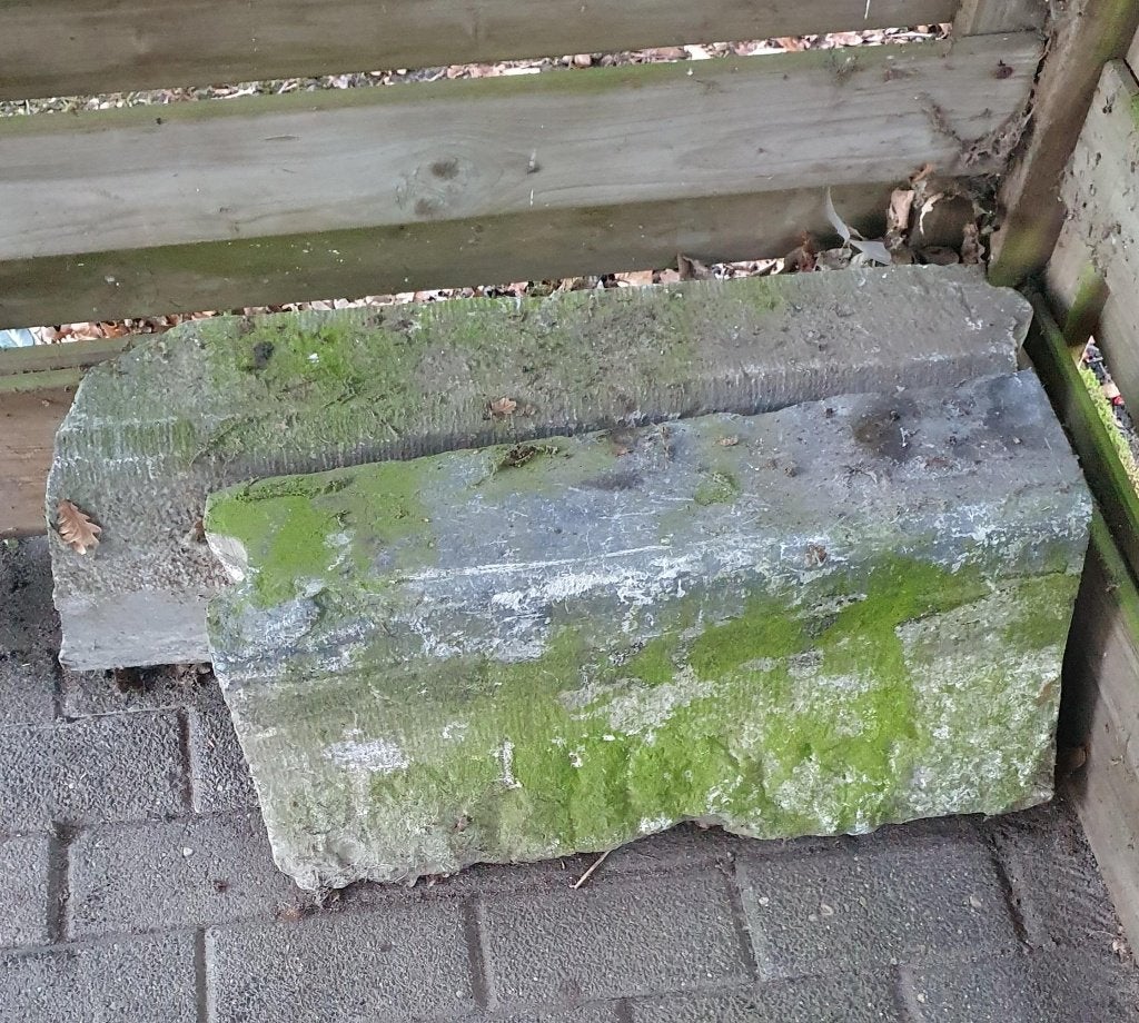 Straat borduren - 2stuks, Tuin en Terras, Ophalen, Gebruikt, Blok, Natuursteen