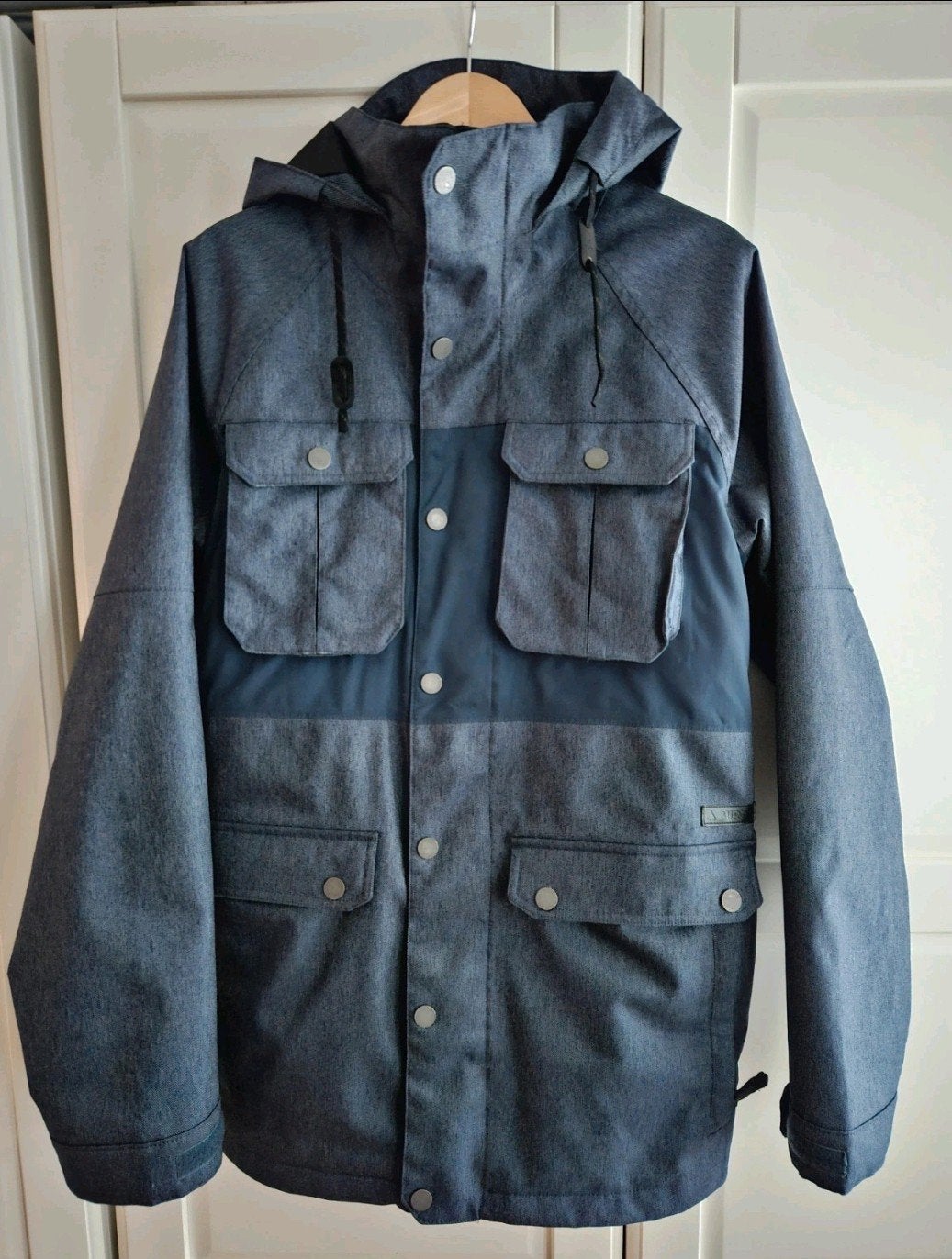 Burton snowboardjas - Blauw, Kleding | Heren, Ophalen of Verzenden, Gedragen, Jack