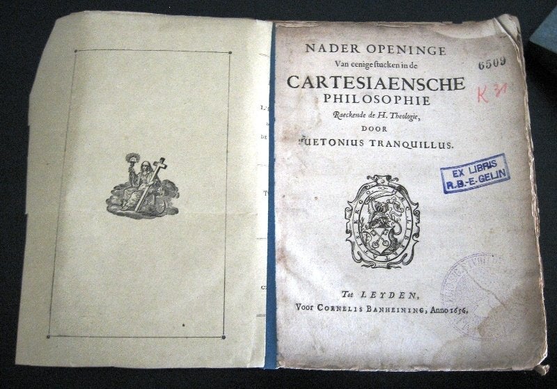 Suetonius Tranquillus 1656 Cartesiaensche Philosophie, Ophalen of Verzenden