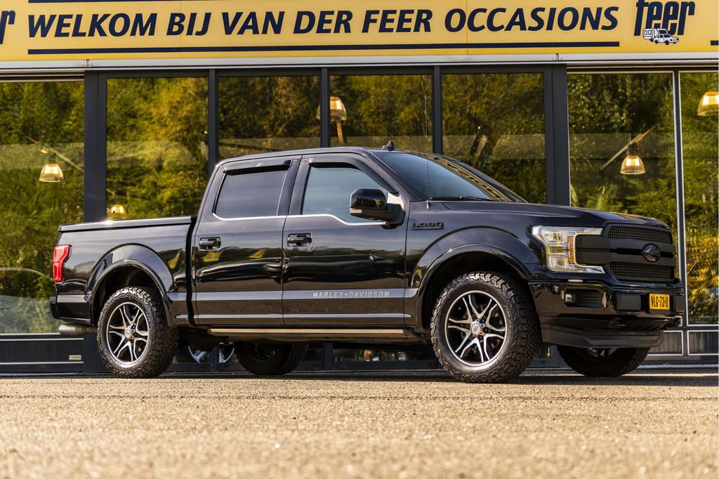 Ford USA F-150 3.5 V6 Ecoboost SuperCrew Harley Davidson, Auto's, Ford Usa, Automaat, Gebruikt, Euro 6, Zwart