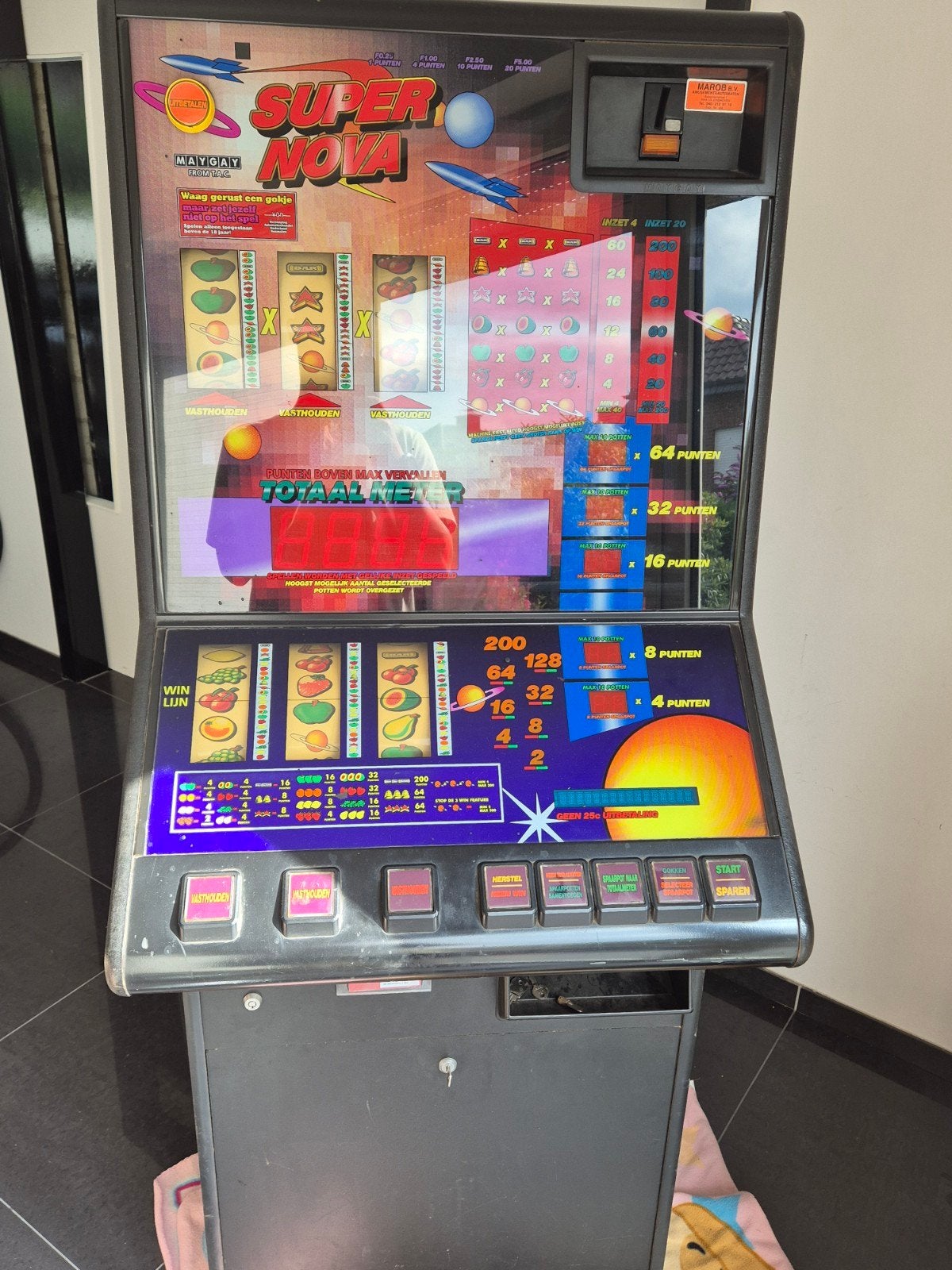 Super Nova gokkast - Inclusief alle sleutels, Verzamelen, Automaten | Gokkasten en Fruitautomaten, Ophalen of Verzenden
