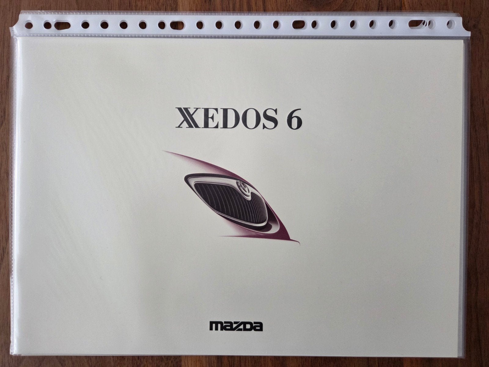Mazda/Xedos 6 folder, 1992, Ophalen of Verzenden, Zo goed als nieuw, Mazda