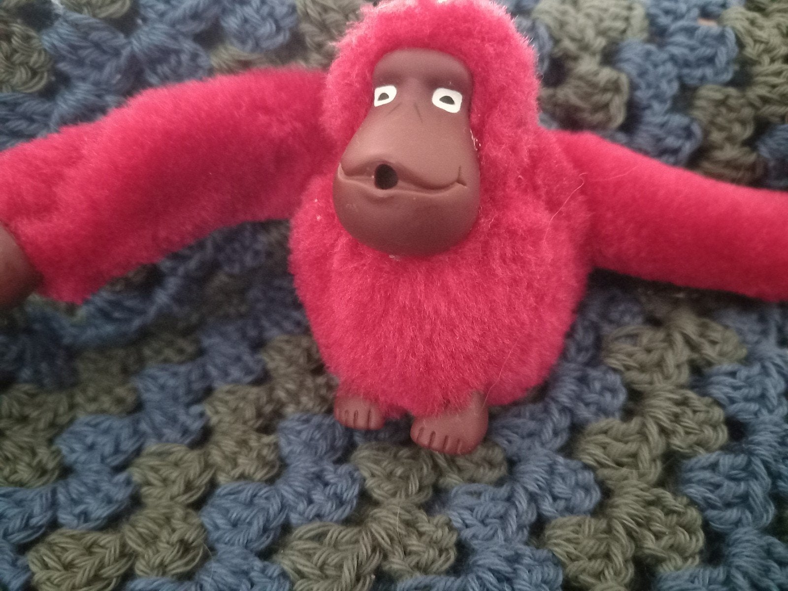 Aapje Kipling tas, rood, Milan, Kipling, Ophalen of Verzenden, Zo goed als nieuw